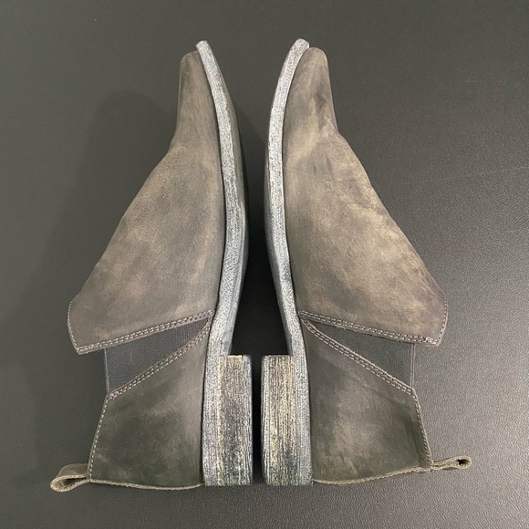 Free People Brixton Western Shoe Boots Ankle Boots Vintage Washed Black - Picture 10 of 16